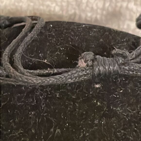 8” two tone adjustable woven cord bracelet w/14.7mm x 10.52mm real shark tooth - Picture 10 of 12